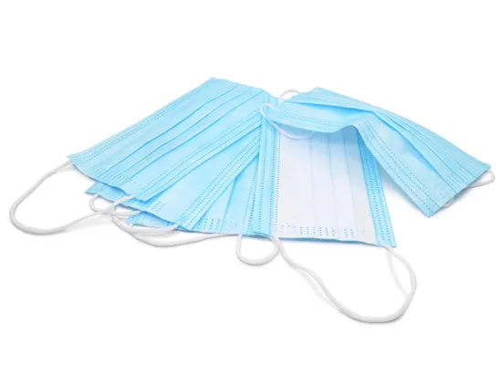 Premium Disposable 3-Ply Face Mask with Elastic Earloops for Home, Office