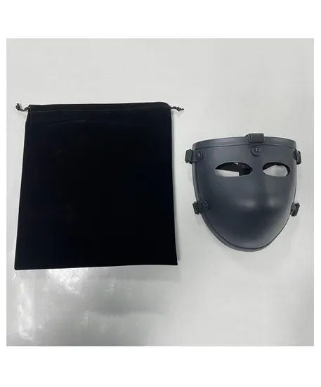 High-Performance Nij Iiia Aramid 9mm Resist Ballistic Visor Face Bulletproof Mask
