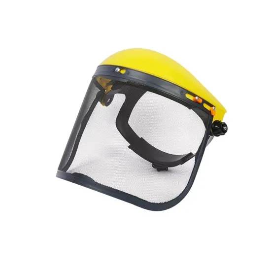 Yellow Protective Faceshield Wire Mesh Black Good Quality Safety Products Supplier
