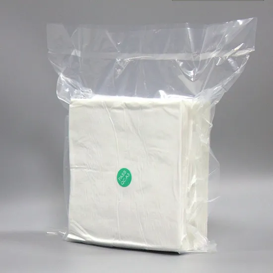 Disposable Lint Free White Industry Clean 100% Polyester Cleanroom Wiper