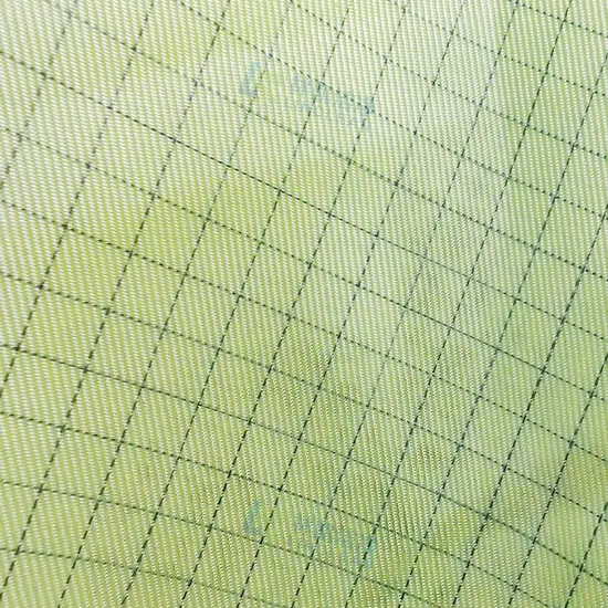 New 5mm2.5mm Polyester Fabric Carbon Cloth Anti Static Textilec Cleanroom ESD Fabric