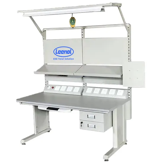 High Quality ESD Anti-Static Workbench Metal Table Mobile Workshop Workstation