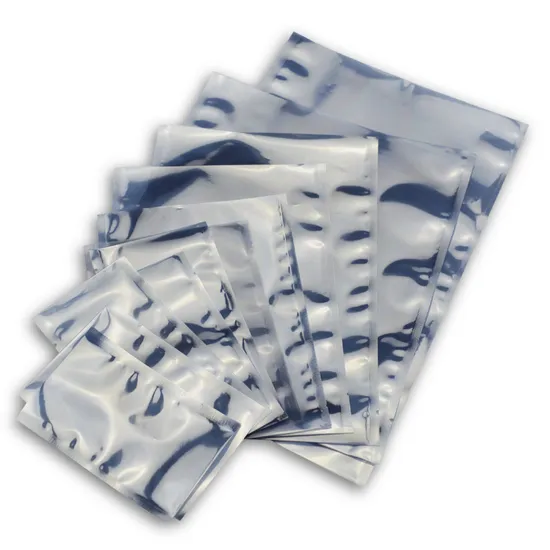 ESD Shielding Bag Translucent Silver Gray Customized Size for Sensitive Electronic Components
