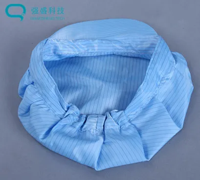 High Resistance Value 100% Polyester Filament Yarn Anti-Static Cap for Clean Room