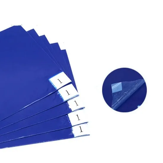 Adhesive Surface Cleanroom Multilayer Tacky Mat Blue Decontamination Mats Sticky Mat