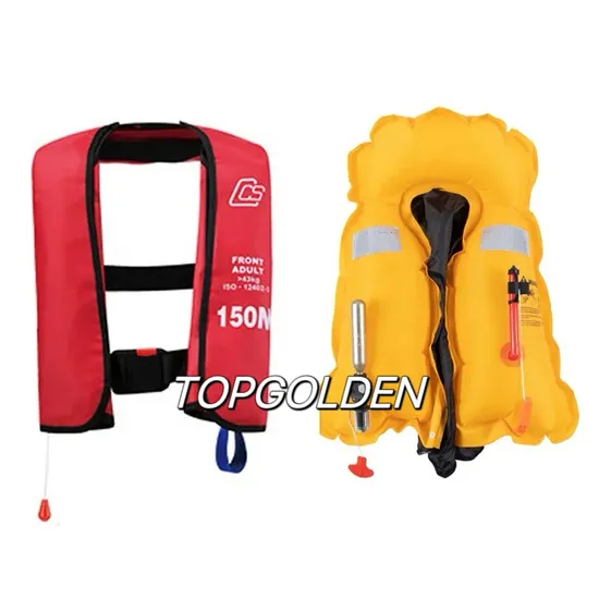 Reflective Inflatable Life Jacket Manual Automatic Solas Life Jacket Adult Life Vest
