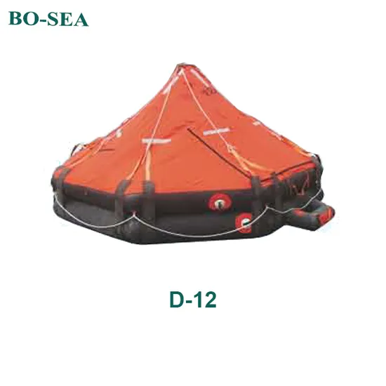D Type Davit-Launched Inflatable Liferaft for Installing Ships on International Voyages