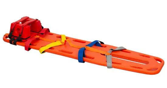 First Aid Emergency Plastic Rescue Spine Board Portable Stretcher