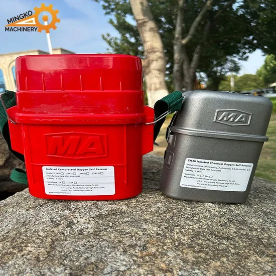 Zyx45 Compressed Oxygen Self-Rescue Portable Self Contained Mining Self Rescuer