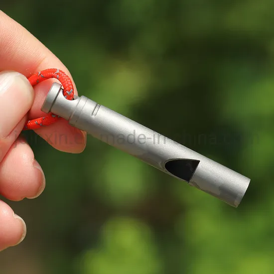 Wholesale Waterproof Outdoor Sport Lightweight Titanium Stop Barking Whistle Training Clicker