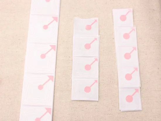 Supermarket EAS RF Anti Theft Sticker Label for Merchandise Security Alarm System