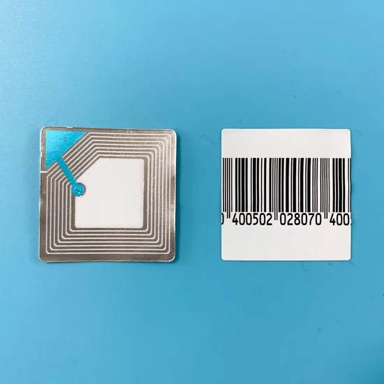 EAS 4*4mm Barcode Soft Sticker 8.2 MHz EAS Security Anti-Theft EAS Anti Theft Systems Label for Stores Label