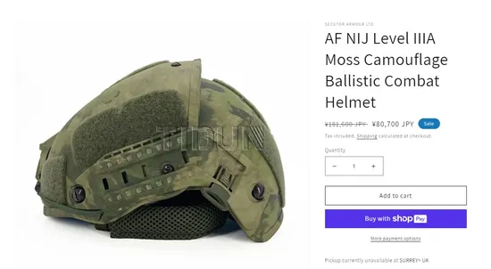New-Style Multicam Rails Fast Tactical Nij Iiia Bulletproof Protective Helmet Safety