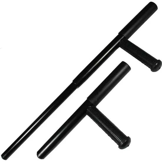 Anti Riot Self Defense Police Telescopic Extendable T Shape Steel Baton