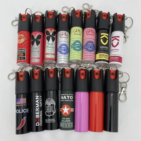 Custom 20ml Portable Mini Pepper Spray in Stock