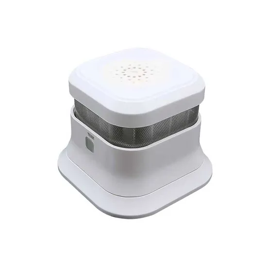 Battery Operated Smoke Alarm Wireless Interlinked Fire Alarm Smoke Detectors with CE En 14604