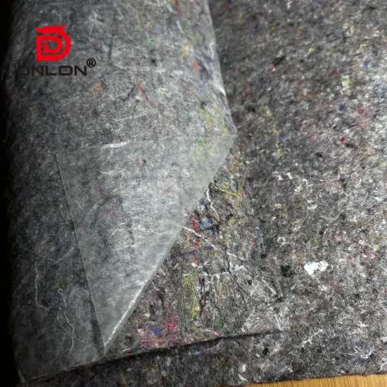 Anti Slip Needle PE Grey Paint Felt Floor Protection Painting Cover Fleece