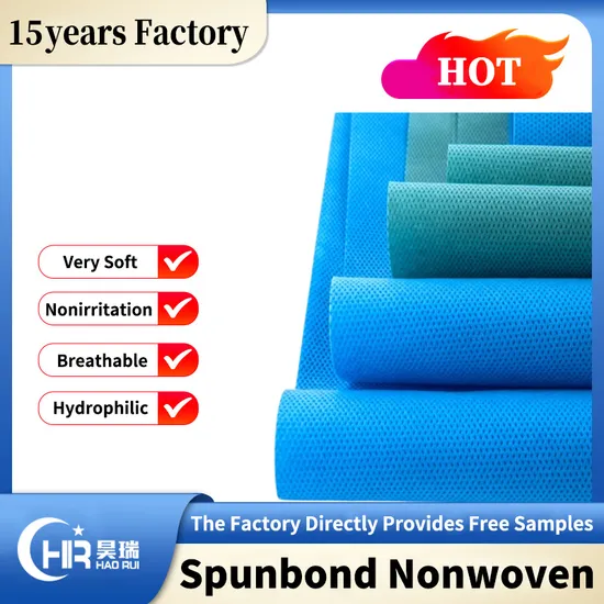 Factory Price Disposable S/Ss/SSS Polypropylene Non-Woven Fabric TNT Roll Non Woven Waterproof PP Spunbond Nonwoven Fabric