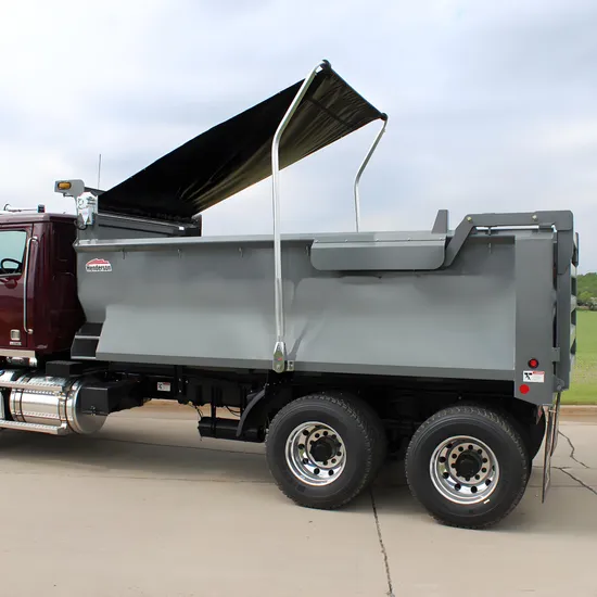 Dump Truck Tarpaulin System Truck Side Roll Awning PVC Waterproof Car Cover