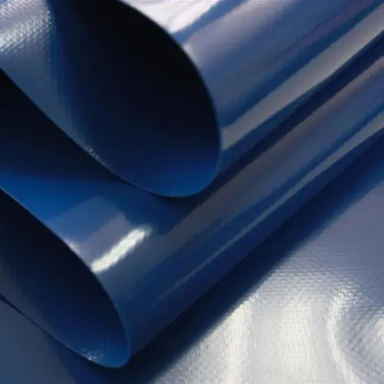 650GSM 1000d 0.5mm 100% Polyester PVC Lona Water Proof Fabric Roll Vinyl Tarp PVC Coated Tarpaulin