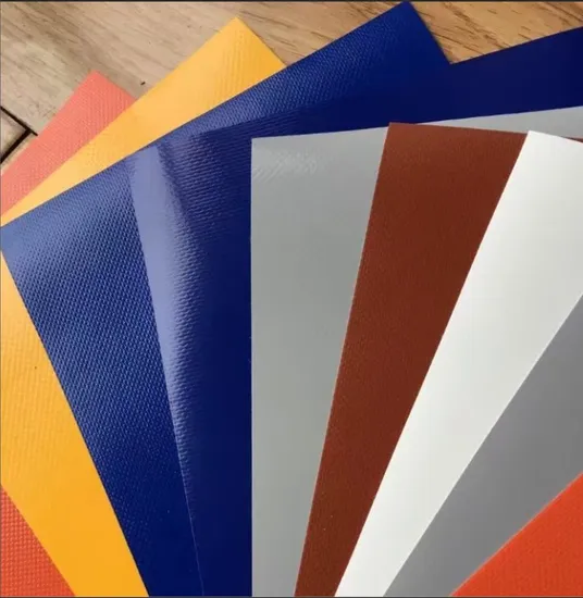 Customized 1000X1000d High Quality PVC Knife Coated Tarpaulin Used for Truck Side Curtain Trailer Curtain (550g-1500g)
