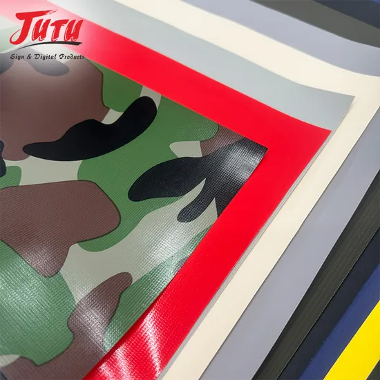 Jutu 500*1000 Coated PVC Tarpaulin Waterproof Tent Polyester Vinyl with ISO9001-2008