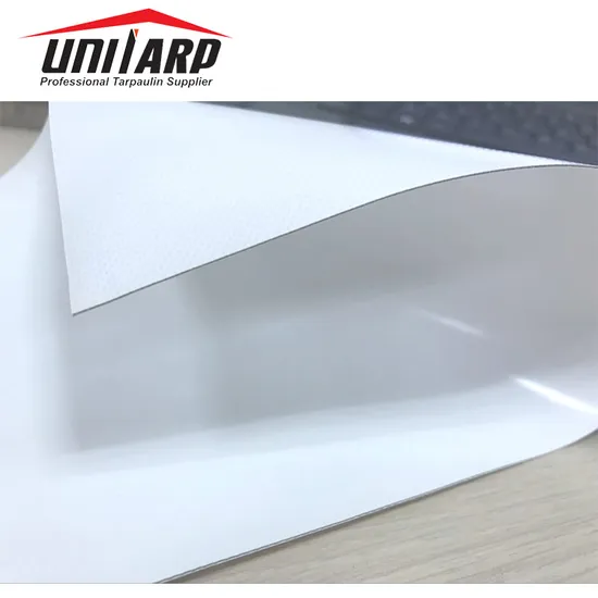 850GSM/750GSM White PVC Tarpaulin Blackout Flame Retardant Tent Tarp