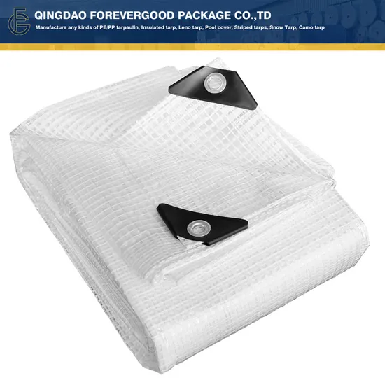 UV Proof PE Leno Tarpaulin Cover PE Film Scaffold Sheeting Leno Tarp