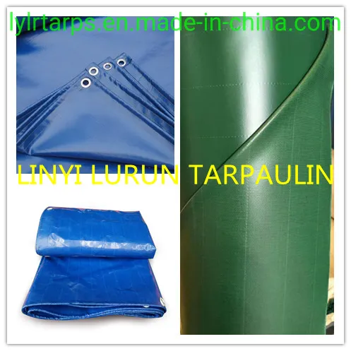 Waterproof Fire Retandart Polyester Fabric Coated PVC Tarpaulin