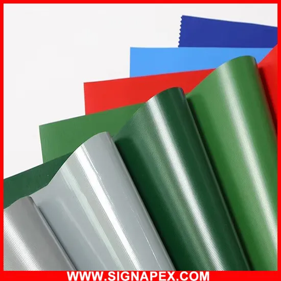 Signapex Customized 1000d*1000d PVC Coated Tarpaulin Roll for Tent and Truck Cover