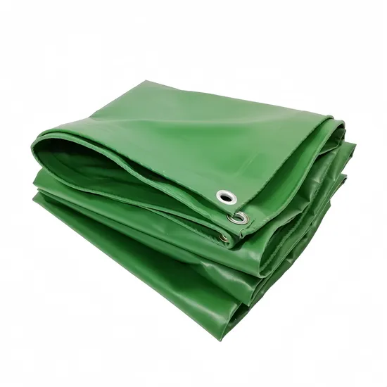 Heavy Duty Outdoor Awing PVC Coated or Laminated Tarpaulin Cover for Truck Side Curtain Tarp with Anti-Dust Fr Waterproof Anti-Wrinkle Anti-UV Coating