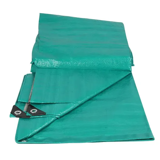 100% Plastic Polyethylene Tarpaulin Waterproof Heavy Duty Roof Green Tarp