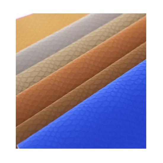 Wholesale Recycled Microfiber Nappa PU Synthetic Imitation Artificial Vegan Faux Leather Rexine for Sofa Gloves Shoes Bags Car Seat