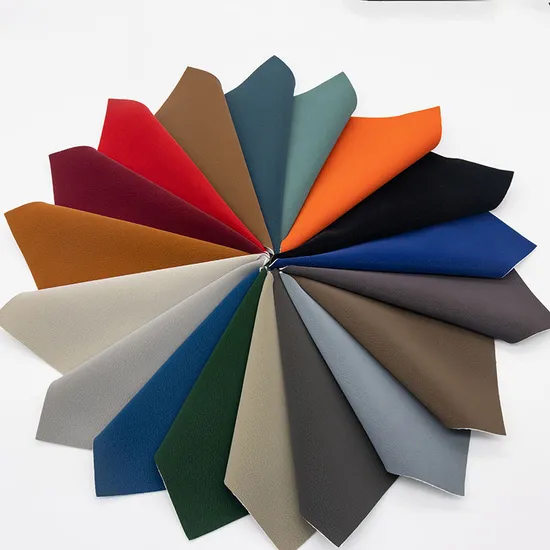 Eco Friendly Leather PU Solvent-Free Faux Leather for Sofa Furniture Upholstery Car Bedding
