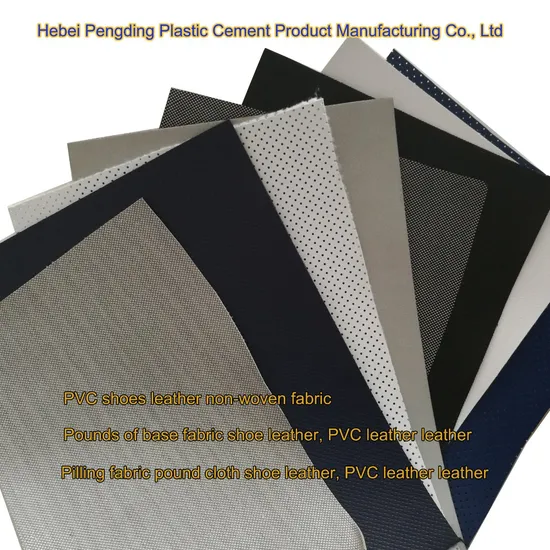 High Thickness Leather PVC Shoes Leather Non-Woven Fabric