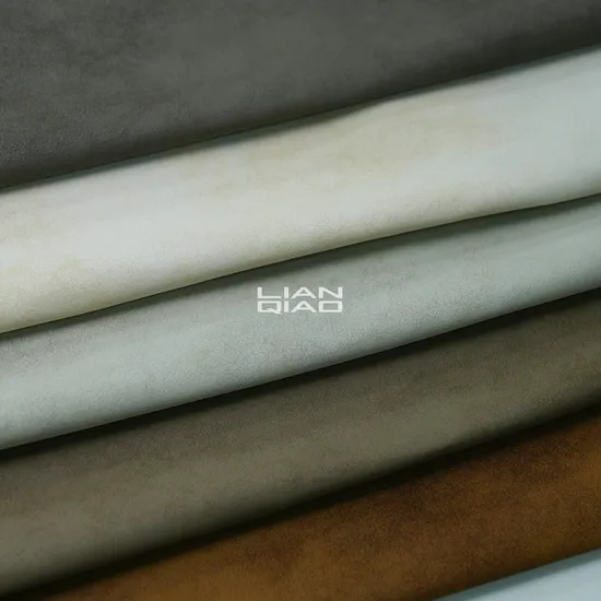 Fashion Patterns Smooth Touch Full Leather Surface Synthetic Faux Leather for Garments