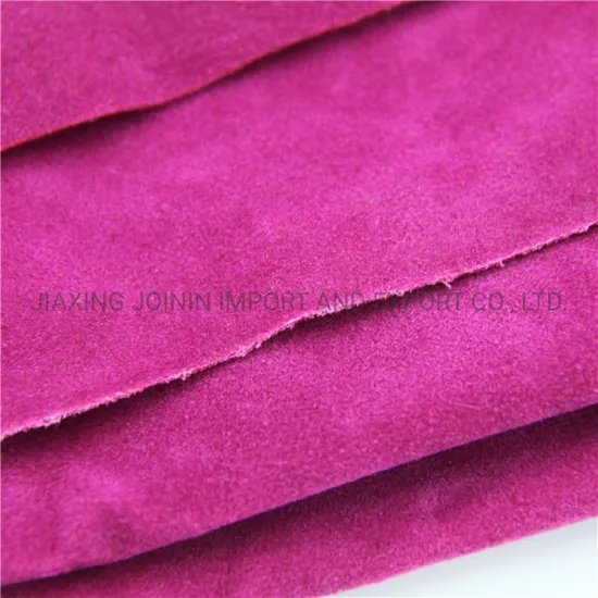 Double Side Flocking Fabric for Shoes One Side Rough