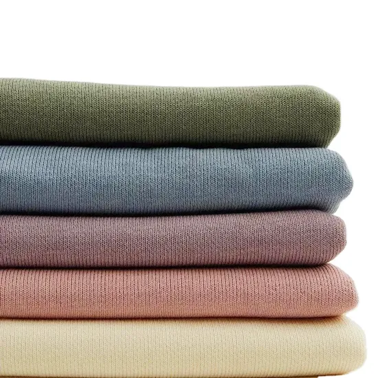 100% Organic Combed Cotton Custom 240 260 280 320 360 400 600GSM 650GSM 800sm 1000GSM Hoodie French Terry Fabric