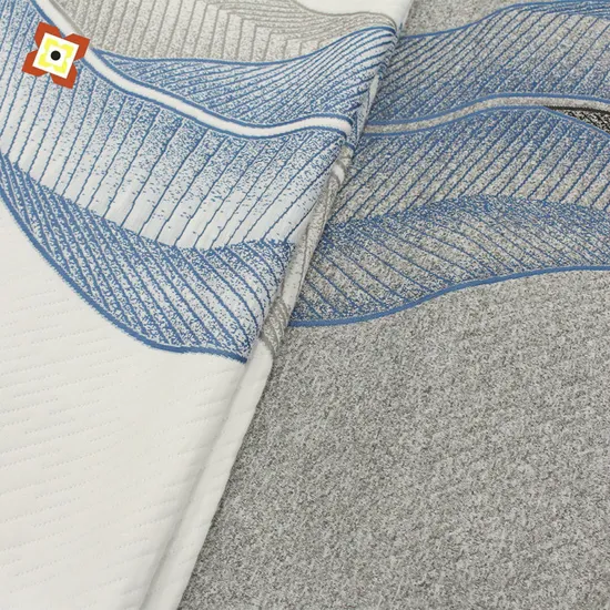 High Density Knitted Fabric Couch Material Mattress Jacquard Fabric Textile Raw Material