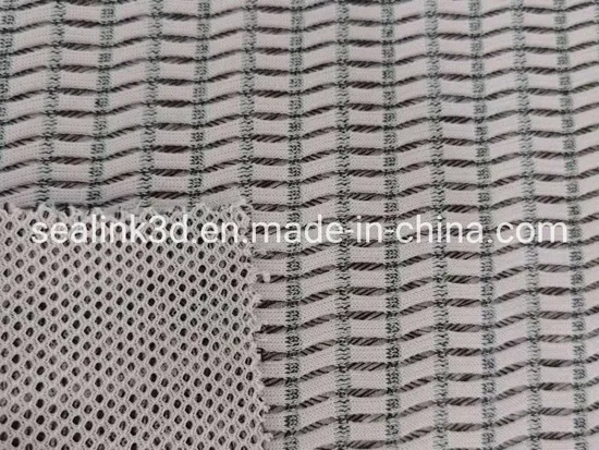 Sandwich Knitted Stylish Spacer Fabric for Sportswear