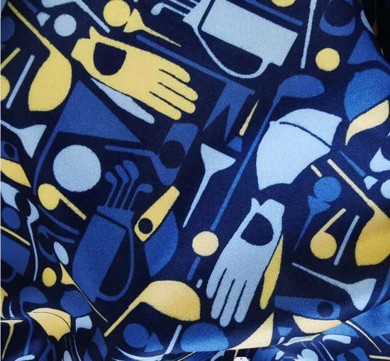 Premium Digital Floral Scuba Fabric - 100% Polyester Cotton Blend