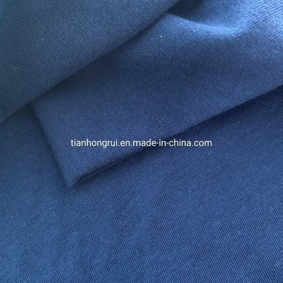 26s CVC Cotton Polyester Single Jersey Knitting Knitted Fabric for Garment