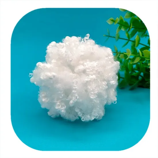 Virgin Filling Hollow Conjugated Siliconized 7D Hcs Polyester Fiber for Pillow Quilt Toy