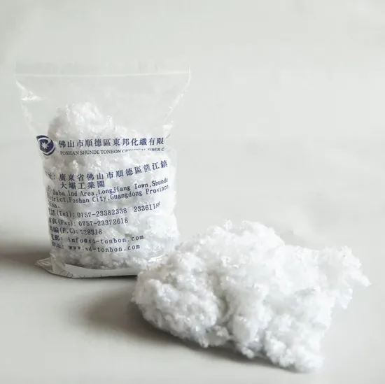 Non-Allergic Long-Lasting White Appearance 15D X 64mm Hollow Conjugate Siliconized Polyester Fiber