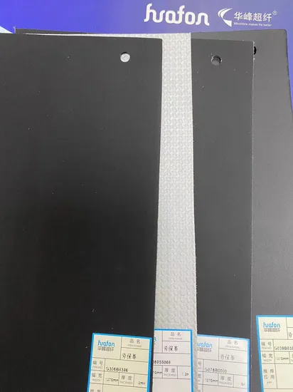 Safety Microfiber Leather Soft Fiber Non-Woven Microfiber Safety Upper Coated, Microfiber Fabric, Microfiber Leather S2