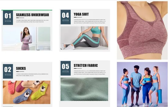 Acy Polyester150d/48f Covered Spandex Yarn 40d