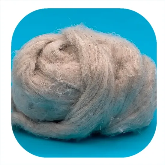Antibacterial Sustainable Anti-UV Natural Soft and Comfortable 100% Natural Color Hemp Tops for Blended Spinning
