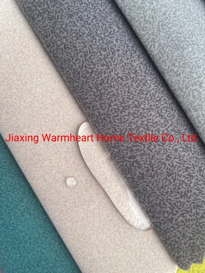 Nylon Printed Flocked Sofa Upholstery Fabric Furniture Fabric Decorative Cloth (RT)