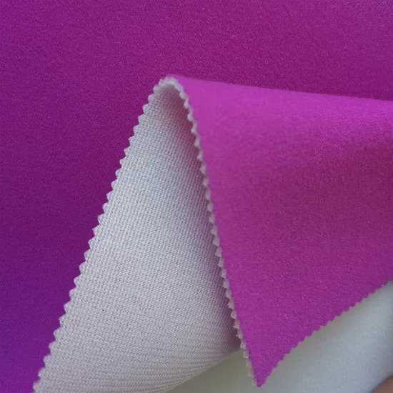 100 % Nylon Loop Fabric Laminated with Polyester Foam Core