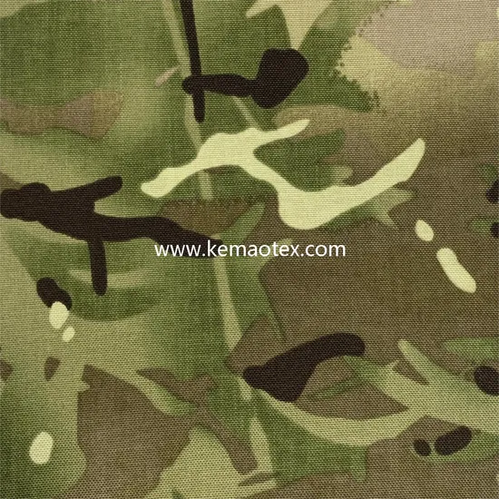 Irr 1000d Nylon 66 British Camouflage Cordura Fabric Waterproof with PU Coating